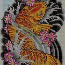 Koi fish 3 cross stitch pattern in pdf DMC