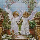 Little angels cross stitch pattern in pdf DMC