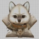 Little desert fox cross stitch pattern in pdf DMC