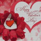 Valentines Day DMC stitch pattern in pdf DMC