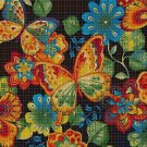 Art flowers 2 cross stitch pattern in pdf DMC