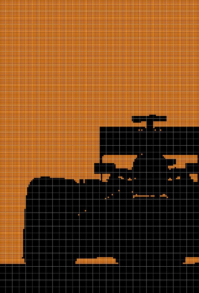F1. silhouette cross stitch pattern in pdf