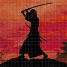 Young Samurai 4 cross stitch pattern in pdf DMC