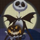 Jack and Halloween cross stitch pattern in pdf DMC