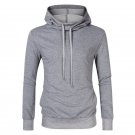 Yong Horse Men's Long Sleeve Pullover Hoodie Lightweight Hooded Sweatshirt Light Gray_M