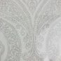 Lauren Ralph Lauren 4 PC KING Chic Floral Paisley Sheet Set Gray White Cotton