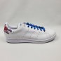 Adidas Men STAN SMITH White Blue Strings Sneakers Shoes FV7869 Size 10.5