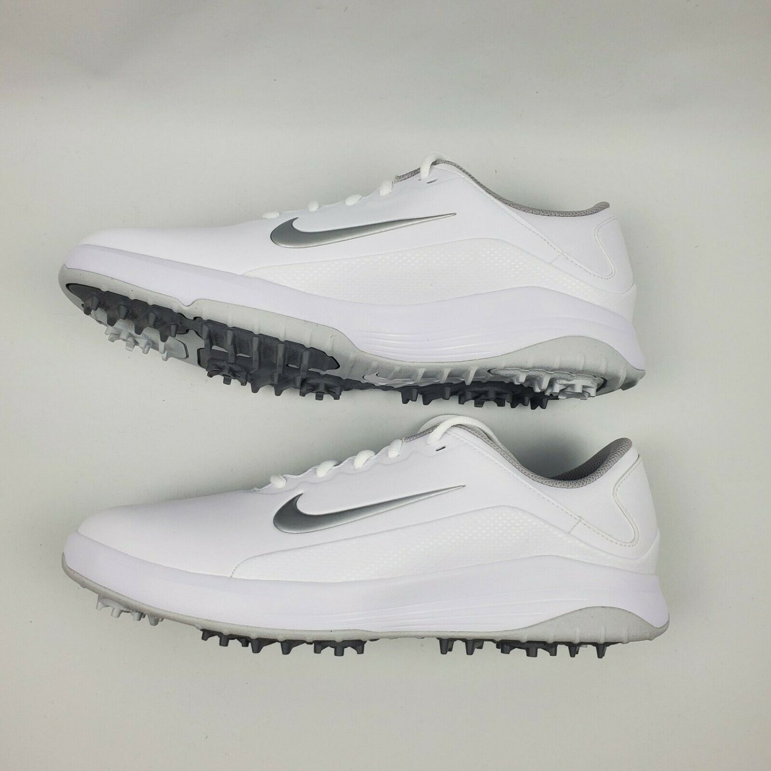 Nike Men Vapor Fitsole Golf Shoes White Silver AQ2302 100 Size 12W