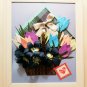 Floral design wall art