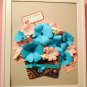 Floral design wall art