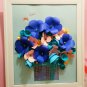 Floral design wall art