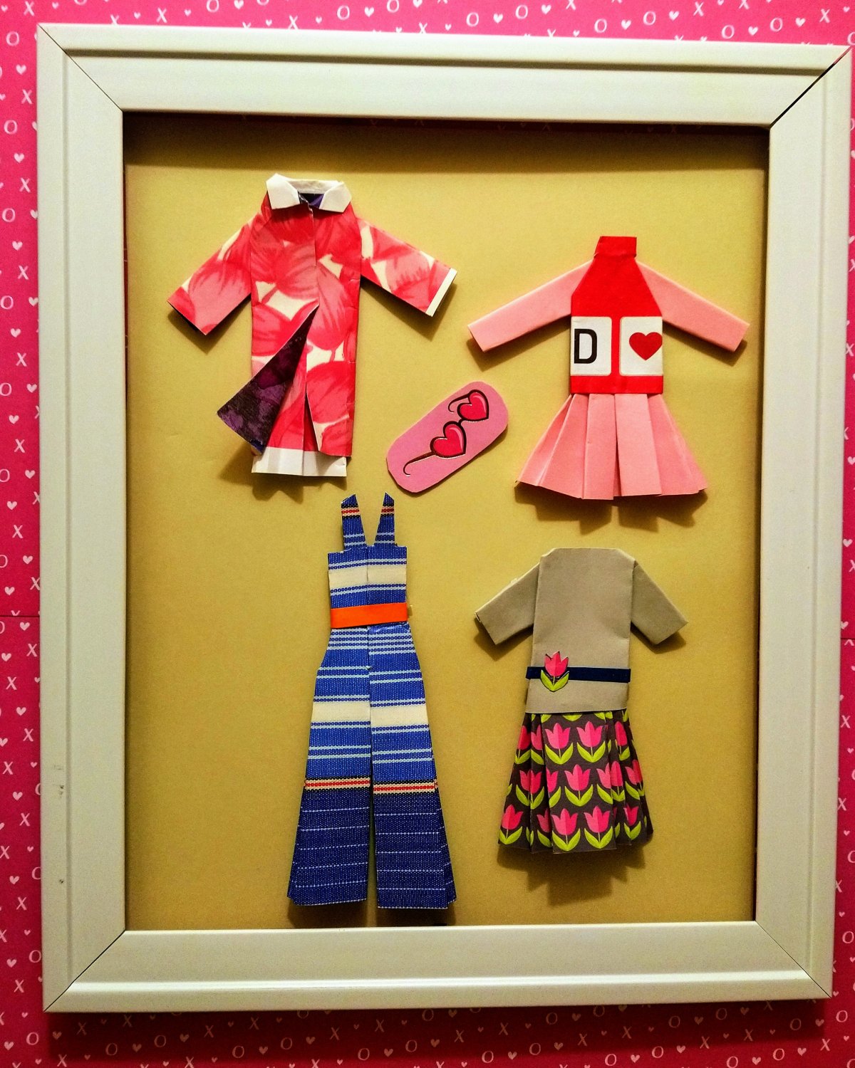 Cute origami clothes