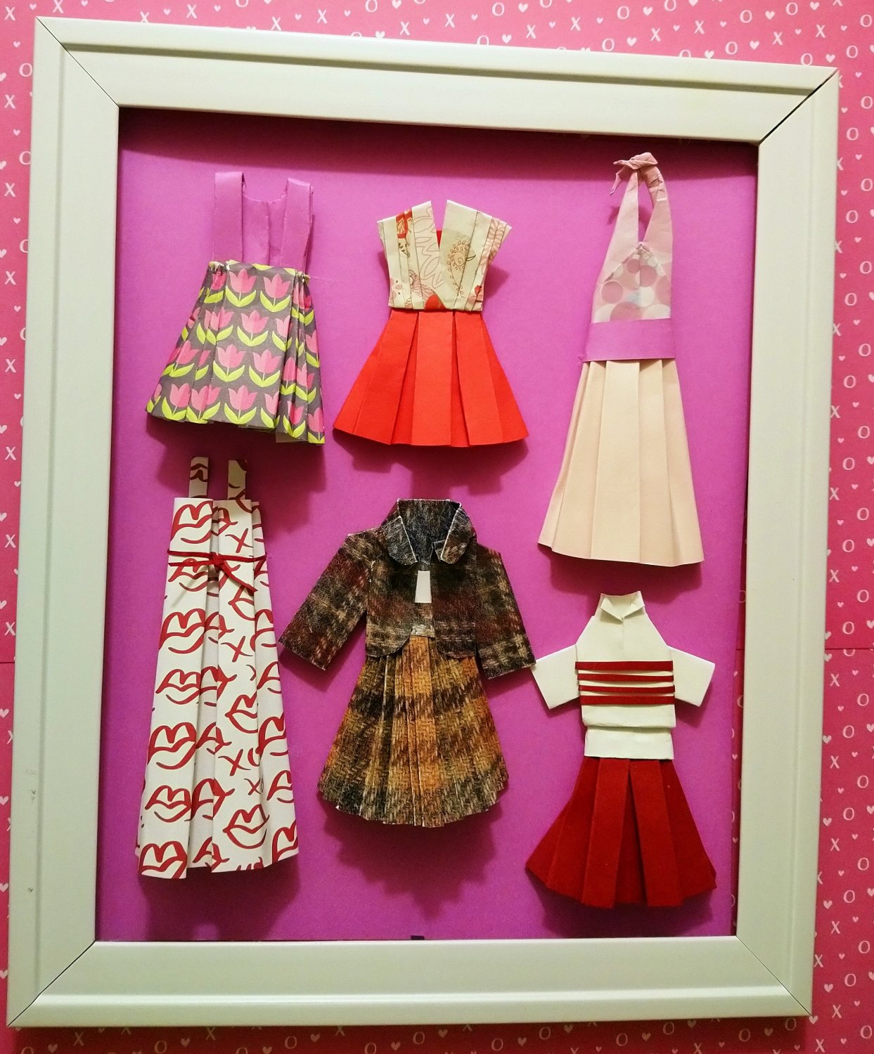 Cute origami clothes