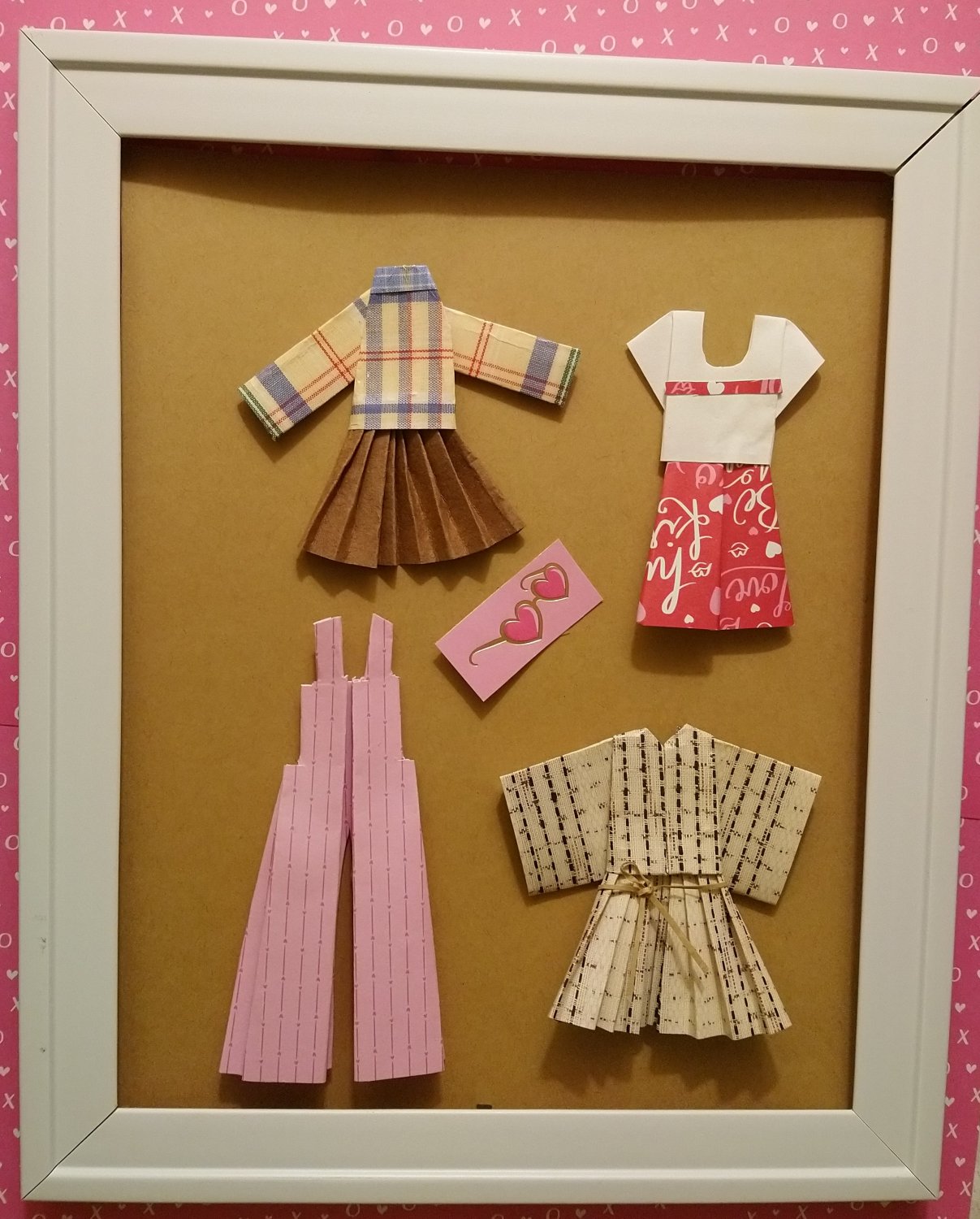 Cute origami clothes