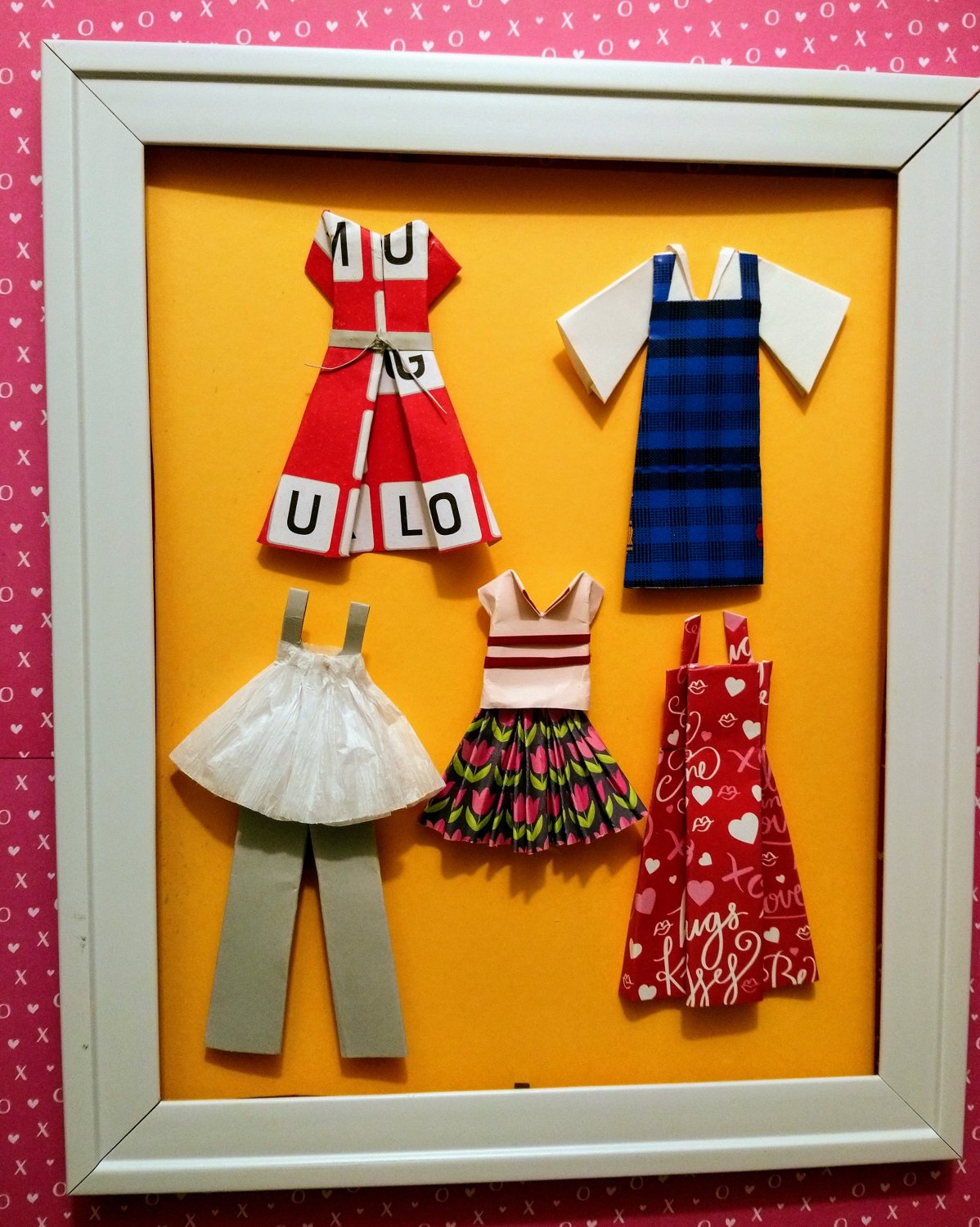 Cute origami clothes