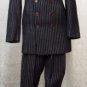 JEAN PAUL GAULTIER FEMME PINSTRIPE SUIT Size 40 6 Small Pants Lush Astrological Design Lining