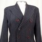 JEAN PAUL GAULTIER FEMME PINSTRIPE SUIT Size 40 6 Small Pants Lush Astrological Design Lining