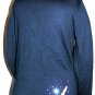 BEREK SWEATER PURSE POCKET S Small Black Pink Glitter Jeweled