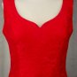 PAUL LOUIS ORRIER RED DRESS Size 6 Alluring Paris Brocade