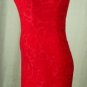 PAUL LOUIS ORRIER RED DRESS Size 6 Alluring Paris Brocade