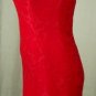 PAUL LOUIS ORRIER RED DRESS Size 6 Alluring Paris Brocade