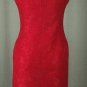 PAUL LOUIS ORRIER RED DRESS Size 6 Alluring Paris Brocade