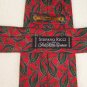 STEFANO RICCI NECKTIE Silk Tie Red Green
