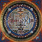 Kalachakra Mandala Fine Quality Hand Painted Tibetan Canvas Cotton Thangka from The Nepal