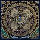 Bhaiṣajyaguru / Medixine Buddha Mandala Fine Quality Thangka Painting From Nepal