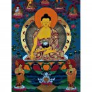 Shakyamuni Buddha Hand Painted Tibetan Canvas Cotton thangka Painting From Nepal