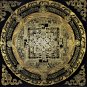 Kalachakra Mandala Fine Quality Tibetan Hand Painted Canvas Cotton Thangka Painting From Nepal