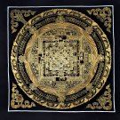 Kalachakra Mandala Fine Quality Tibetan Hand Painted Canvas Cotton Thangka Painting From Nepal