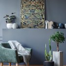 Wheel Of Life Hand Painted Canvas Cotton Tibetan Thangka From Nepal