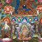 Original Medicine Buddha Masterpiece 24k gold Tibetan Thangka Painting