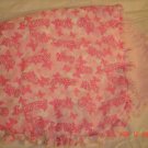 Pink "God Loves You" rag burp cloth