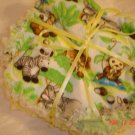 Neutral set of 3 Rag Burp Cloths (boy or girl)