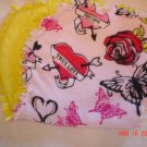 Pink "True Love" Rag Burp Cloth