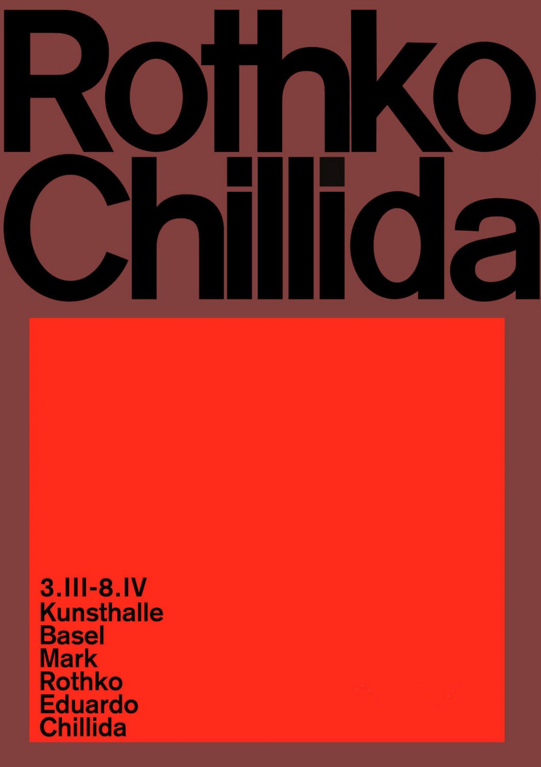 Rothko, Mark Rothko, And Chillida Red Art Print 20"x30"