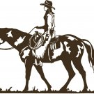 Cowboy Cowgirl Horse Rodeo Equestrian Car Truck Window Vinyl Decal Sticker
