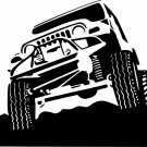 Off-Road 4x4 Rock Climbing Car Truck Window Wall Vinyl Decal Sticker