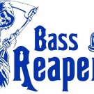 Bass Grim Reaper Fish Fishing Car Truck Window Vinyl Decal Sticker