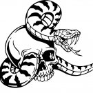 Snake Skull Serpent Car Truck Window Laptop Vinyl Decal Sticker