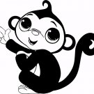 Funny Monkey Animal Car Truck Window Laptop Vinyl Decal Sticker