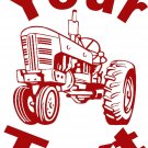 Personalized Custom Farm Tractor Car Truck Window Laptop Vinyl Decal Sticker