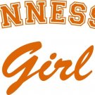 Tennessee Girl Sports Football Car Truck Window Wall Laptop Vinyl Decal Sticker
