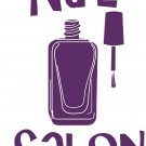 Nail Technician Beauty Hair Salon Polish Car Truck Window Vinyl Decal Sticker