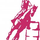 Horse Barrel Racing Rodeo Cowboy Cowgirl Vinyl Decal sticker Car Truck Window