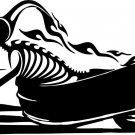 Motorcycle Skeleton Biker Skull Car Truck Window Wall Laptop Vinyl Decal Sticker