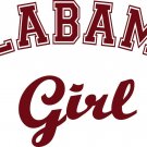 Alabama Girl Sports Football Car Truck Window Wall Laptop Vinyl Decal Sticker