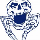 Skull Hands Face Mask Skeleton Head Car Truck Window Laptop Vinyl Decal Sticker